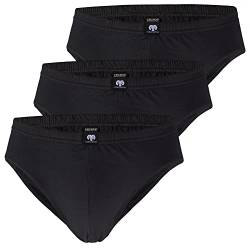 Ceceba Herren Sport 3er Pack Slip, Schwarz (Black 9000), X-Large (Herstellergröße: 7) (3erPack) von Ceceba