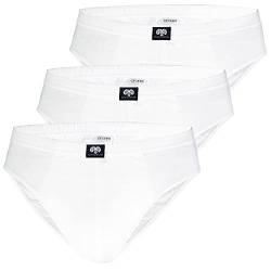 Ceceba Herren Sport 3er Pack Slip, Weiß (Weiss 1000), X-Large (Herstellergröße: 7) von Ceceba