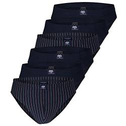 Ceceba Slip auch Übergrößen Baumwolle | 6er Pack (Navy/Mehrfarbig, 4XL) von Ceceba