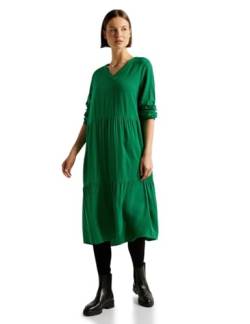 CECIL Damen B143779 Viskose Kleid, Easy Green, M von Cecil