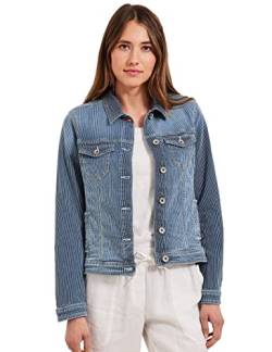 CECIL Damen B211884 Jeansjacke, mid Blue Used wash, S von Cecil