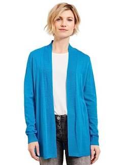 CECIL Damen B253573 Cardigan, Club Blue, XL von Cecil