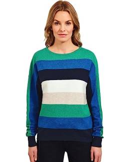 CECIL Damen B302221 Strickpullover, smaragd Green Melange, XL von Cecil