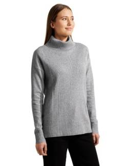 CECIL Damen B302423 Rollkragenpullover, Grau, Large von Cecil