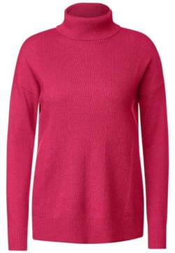 CECIL Damen B302423 Rollkragenpullover, Rosa, Large von Cecil