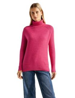 CECIL Damen B302544 Rollkragenpullover, Cosy Coral Melange, Large von Cecil