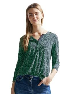 CECIL Damen B320875 T-Shirt 3/4 Arm Bedruckt, Celery Green, M EU von Cecil