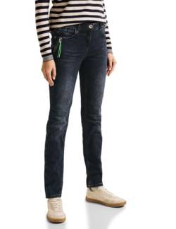 CECIL Damen B377013 Jeanshose Casual, Blue Black Washed, 26W / 32L von Cecil