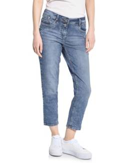 CECIL Damen B377175 7/8 Jeans Casual Fit, Light Blue Washed, 27 von Cecil