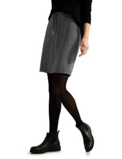 CECIL Rock Gemustert Damen,Schwarz,XL von Cecil