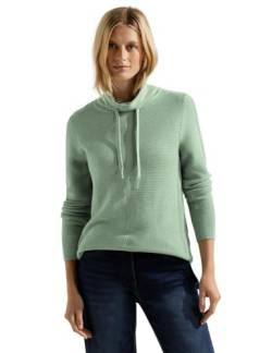 Cecil Damen B302468 Strickpullover, Clear sage Green Melange,XXL von Cecil