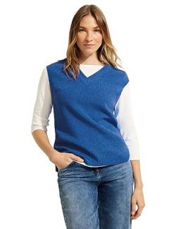 Cecil Damen B302469 Strickpullover, Dynamic Blue Melange,XL von Cecil