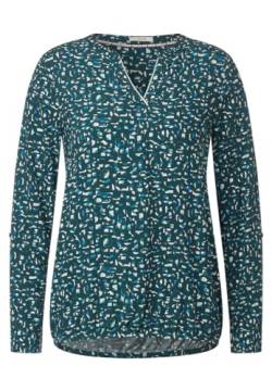 Cecil Damen B344205 Blusenshirt Bedruckt, deep Lake Green,L von Cecil