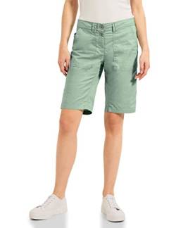 Cecil Damen B376478 Baumwollshorts, Fresh salvia Green, 33 von Cecil