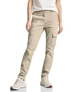 Cecil Damen Cargohose Slim boulder beige 30W / 30L von Cecil