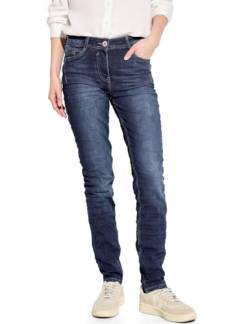 Cecil Damen High Waist Jeans mid blue wash 29W / 30L von Cecil