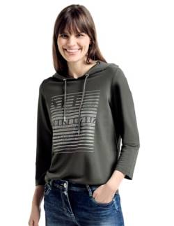 Cecil Damen Hoodie T-Shirt strong khaki L von Cecil