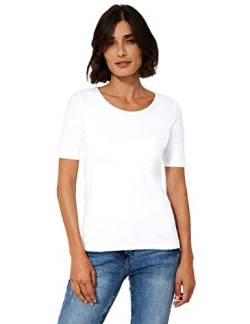 Cecil Damen Lena T Shirt, Weiß (White 10000), L EU von Cecil