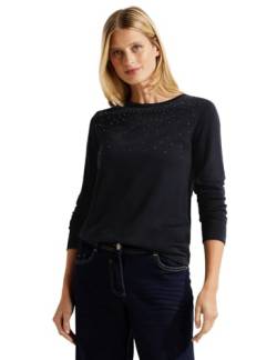 Cecil Damen Pullover mit Steinchendeko von Cecil