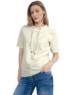 Cecil Damen Seersucker T-Shirt vanilla white L von Cecil