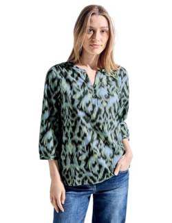 Cecil Damen Tunika Bluse mit Muster strong khaki L von Cecil