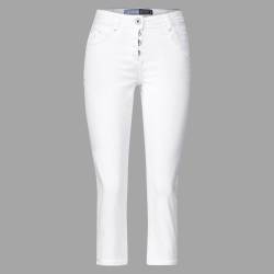 Cecil Scarlett Capri 3/4 Jeans white 33/22 von Cecil