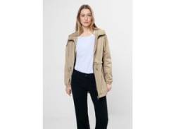 Langjacke CECIL Gr. L (42), beige (creme brulee) Damen Jacken Lange von Cecil