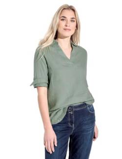 CECIL Damen Lange Bluse Soft salvia Green L von Cecil