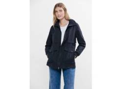 Windbreaker CECIL Gr. XL (44), blau (deep blue) Damen Jacken Kurze von Cecil