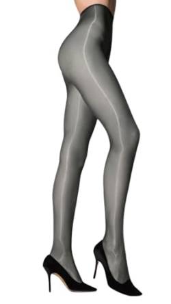 Cecilia de Rafael Eterno Super Lucido Shiny Tights-3XL-Graphite von Cecilia de Rafael