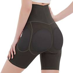 Ceestyle Damen Po Push Up Unterhose Butt ​Lifter Höschen Hüfte Hose Gepolstert Hip Enhancer Shapewear Miederslip Padded Miederhose Figurformender Miederpant Hohe Taille von Ceestyle