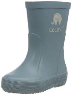 CeLaVi Baby-Jungen Basic Wellies solid Rain Boot, Smoke Blue, 20 EU von Celavi