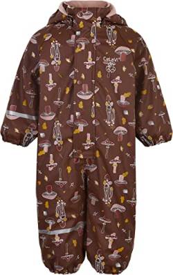 CeLaVi Mädchen Rainwearsuit with Print and Fleece Regenjacke, Rocky Road, 90 von Celavi