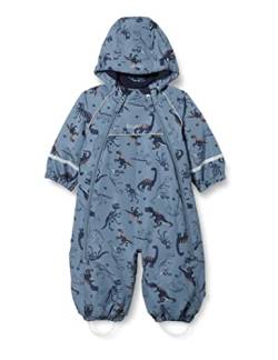 CeLaVi Unisex Baby Wholesuit with 2 Zippers Snowsuit, China Blue, 74 von Celavi