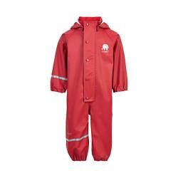 CeLaVi Unisex Basic PU rain Suit Regenmantel, Rot, 70 von Celavi