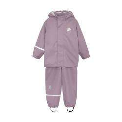 CeLaVi Unisex Basic Rainwear Set-solid PU Regenjacke, Mauve Shadow, 110 von Celavi