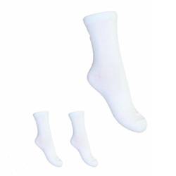 Celebration Kindersocken weiße Socken 3-er Set uni weiß für Mädchen oder Jungen (26/28) von Celebration