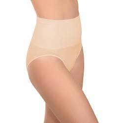 Celodoro Damen Form-Slip - Seamless Unterhose mit Shaping-Effekt - Nude L von Celodoro
