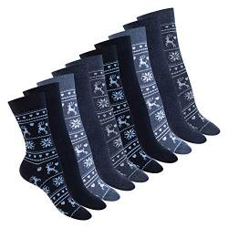 Celodoro Damen Süße Eco Socken (10 Paar), Motiv Socken aus regenerativer Baumwolle - Blue Spectrum 35-38 von Celodoro