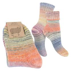 Celodoro Damen & Herren Mouline Wollsocken mit Umschlag (1 Paar) - Bunt 39-42 von Celodoro