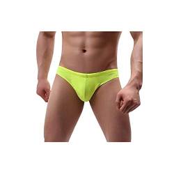 Celucke Badehose Herren Enge Slips Männer Sommer Bademode Schwimmshorts Kurze Schwimmhose Schnelltrocknend Fest Sitzend Chlorresistent UV-Schutz (Grün, M) von Celucke