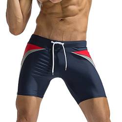 Celucke Badehose Männer Lange Badeshorts Herren Schwimmhose Schwimmshorts Boxer Badepants Sommer Shorts Mit Kordelzug, Fest sitzend | Schnelltrocknend | Jammer | Chlorresistent von Celucke