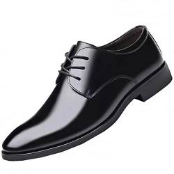 Celucke Derby Schuhe Herren Anzugschuhe Oxford, Feine Lederschuhe Herrenschuhe Full BrogueBusiness Schnürschuhe von Celucke