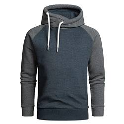 Celucke Herren Kapuzensweatshirt Hoodie Langarm Pullover Sweatshirt mit Kapuze Kapuzenpullover Männer Lose Sweater Basic Kapuzenpulli,XXL von Celucke