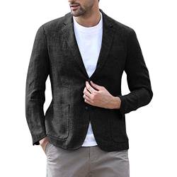 Celucke Sakko Herren Revers Blazer Männer Einfarbige Freizeit Business Anzugjacke Business Formale Hochzeit Stretch Jacke mit zwei Taschen von Celucke