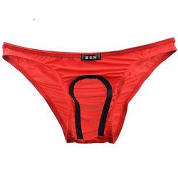 Celucke Tanga Herren Sportunterwäsche Niedrige Taille Slips Männer, Männer Beule Comfy Shorts Unterhose Unterwäsche von Celucke