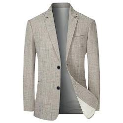 Herren Sakko Blazer One Button Suit Regular Fit Anzug Freizeit Anzugjacke Männer Klassisch Jacke für Business Hochzeit Party Herrensakko Mantel Mens Top Coat Outwear von Celucke