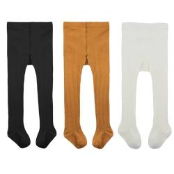 Century Star Baby Strumpfhose aus Baumwolle für Jungen und Mädchen Schwarz, weiß und gelb 0-6 Monate von Century Star