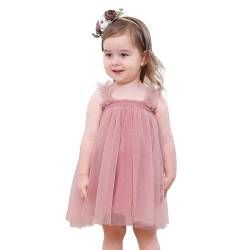 Prinzessin Kleid Mädchen Kleider für Mädchen Kleid Mädchen Taufkleid Baby Mädchen Kleid Blumenmädchenkleider Festliches Kleid Mädchen Festlich Taufkleider Mädchen Bohnenpastenpulver 2-3 Jahre von Century Star