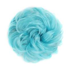 Haarknoten (1/2 Stück) Dutt-Pferdeschwanz-Haarverlängerungen for Frauen, Mädchen, Kinder, synthetische lockige Donut-Chignon-Haarteile, elastisches Haarband, Hochsteckfrisur, Chignon, flauschiges, uno von Cenz-888